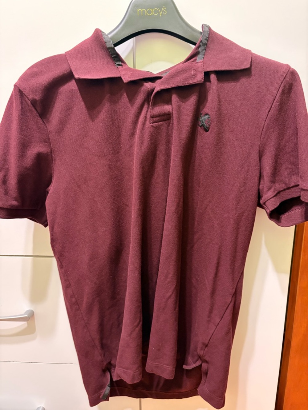 NWOT burgundy express polo